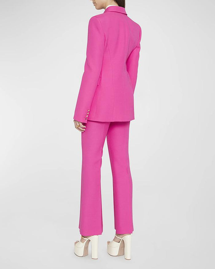 Hannah Hot Pink Blazer and Pant Two Piece Set - ALLARA