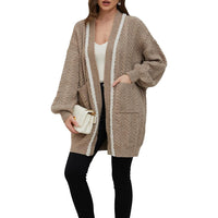 Jasmine White Pearl Trimmed Knit Cardigan - ALLARA