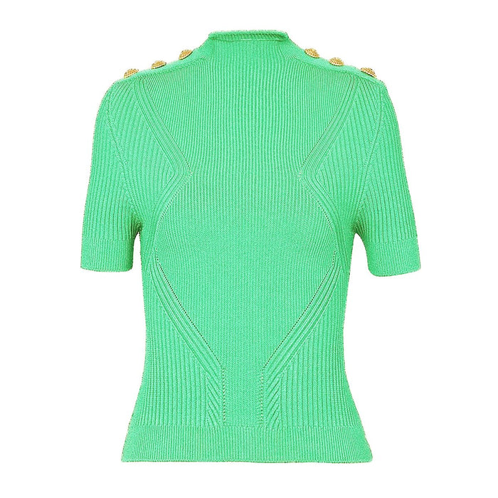 Esme Green Knit Top