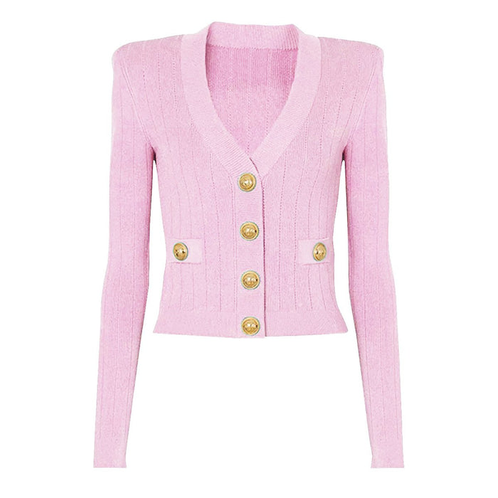 Amara Pink Knit Cardigan