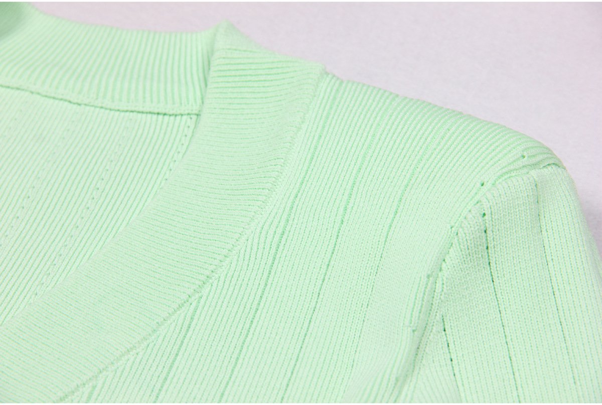 Amara Green Knit Cardigan