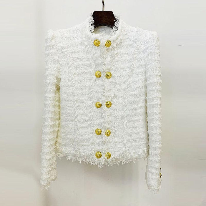 Calliope White Tweed Jacket
