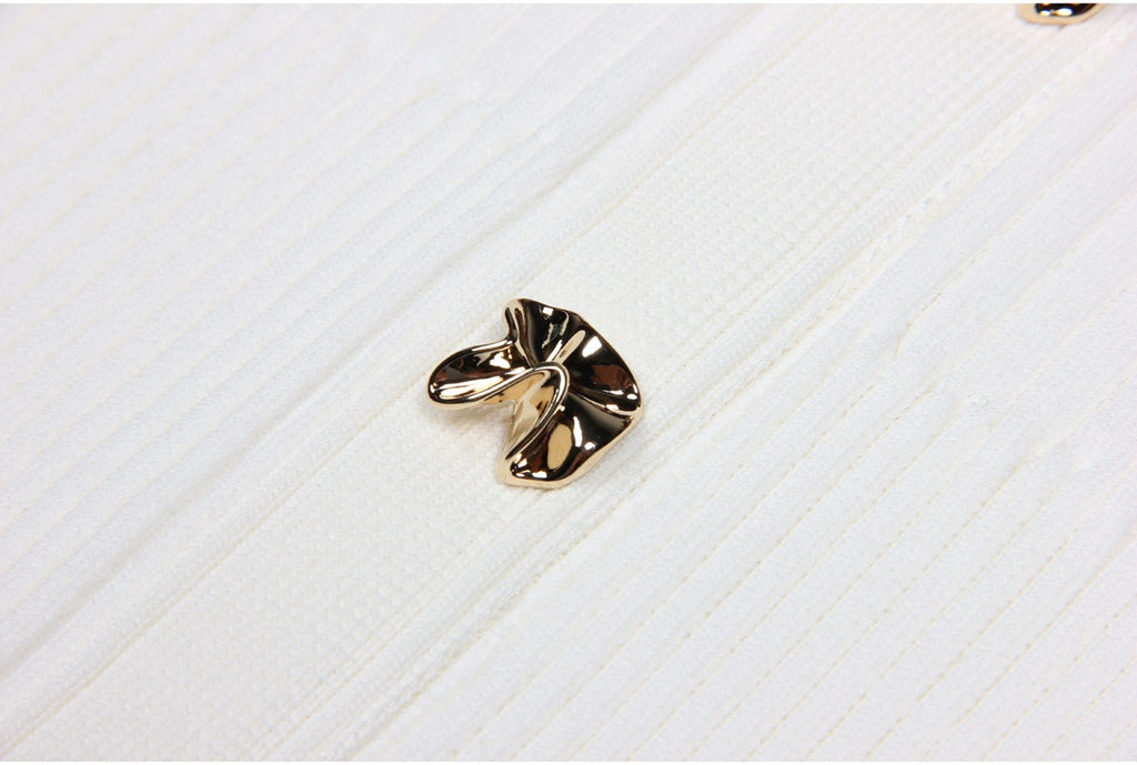 Zariah Short Sleeve Button Up Knit Midi Dress