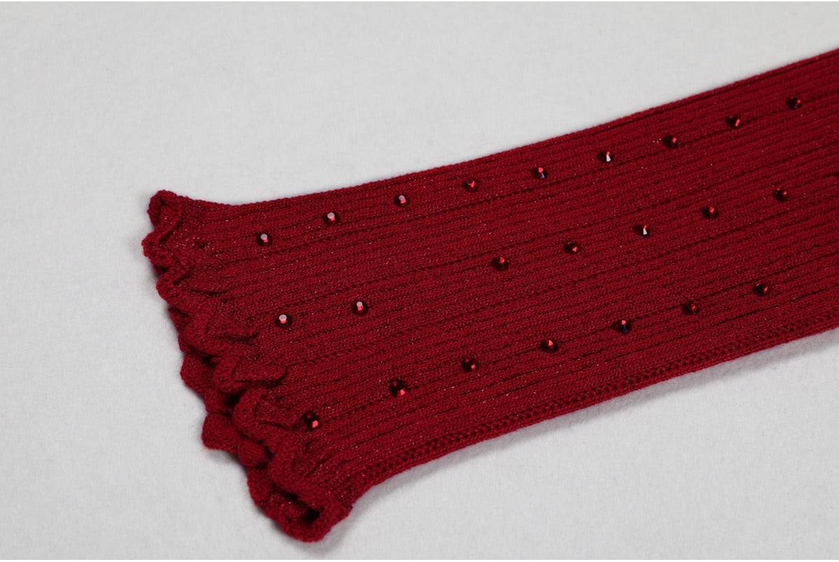 Padma Crystal Knit Cardigan Dress Two Piece Set