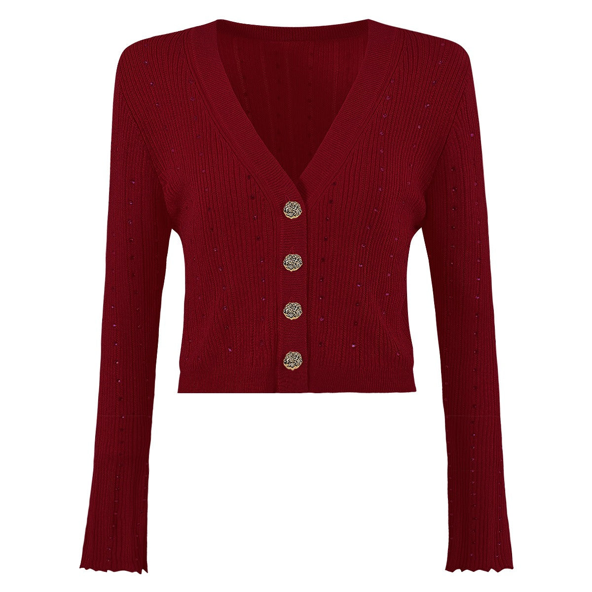 Padma Crystal Knit Cardigan Dress Two Piece Set