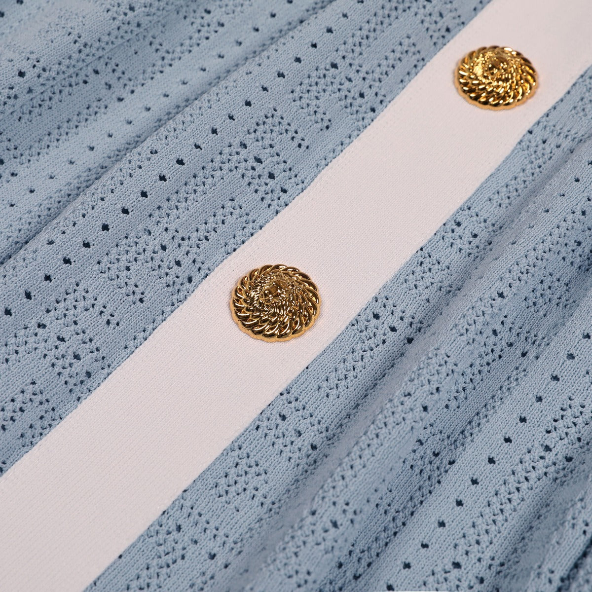 Clara Contrast Knit Skater Mini Dress