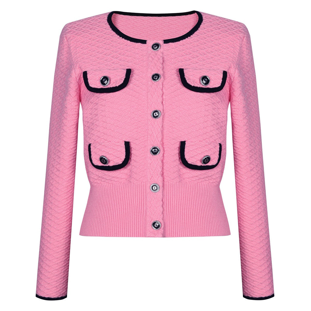 Genevieve Knit Cardigan and Wide-Leg Pant Set