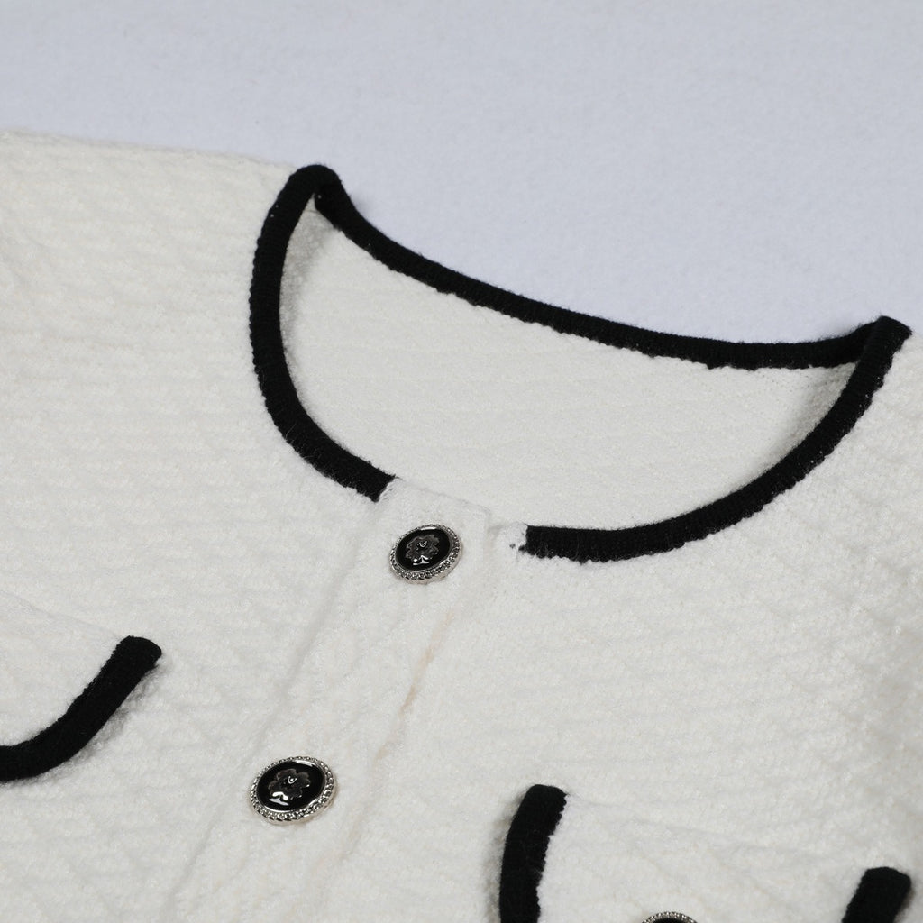 Genevieve Knit Cardigan and Wide-Leg Pant Set