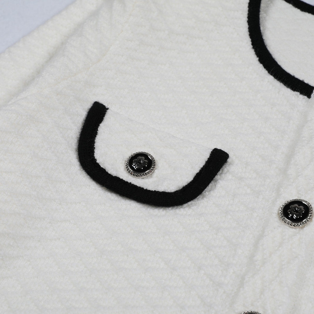 Genevieve Knit Cardigan and Wide-Leg Pant Set