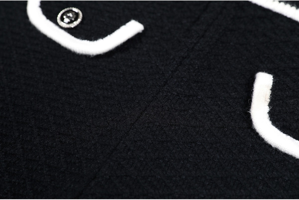 Genevieve Knit Cardigan and Wide-Leg Pant Set