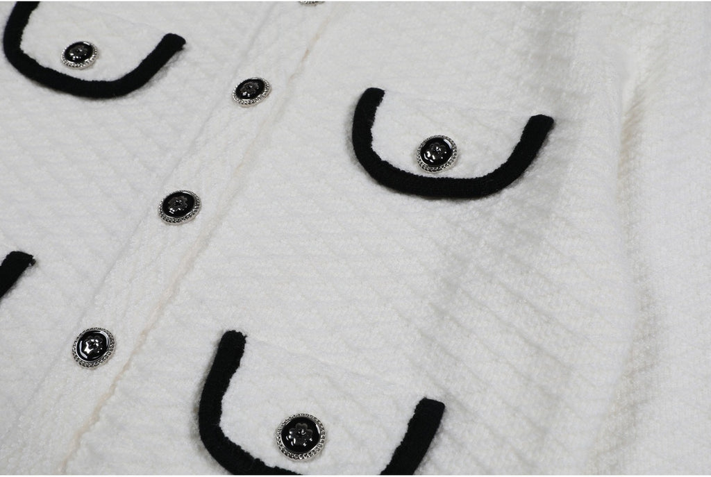 Genevieve Knit Cardigan and Wide-Leg Pant Set