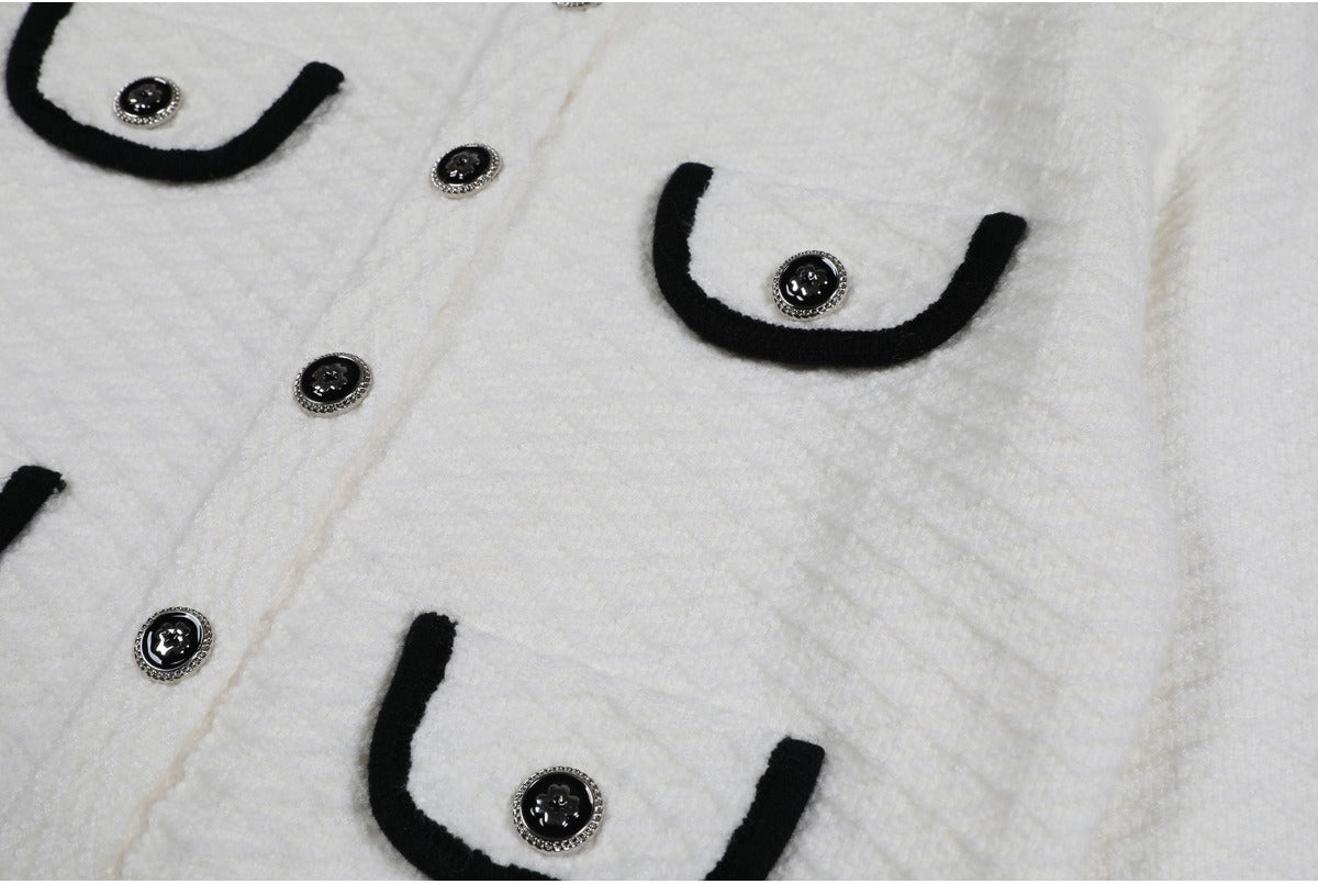 Genevieve Knit Cardigan and Wide-Leg Pant Set