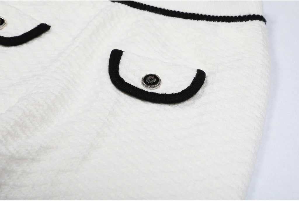 Genevieve Knit Cardigan and Wide-Leg Pant Set