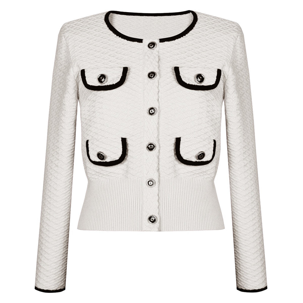 Genevieve Knit Cardigan and Wide-Leg Pant Set