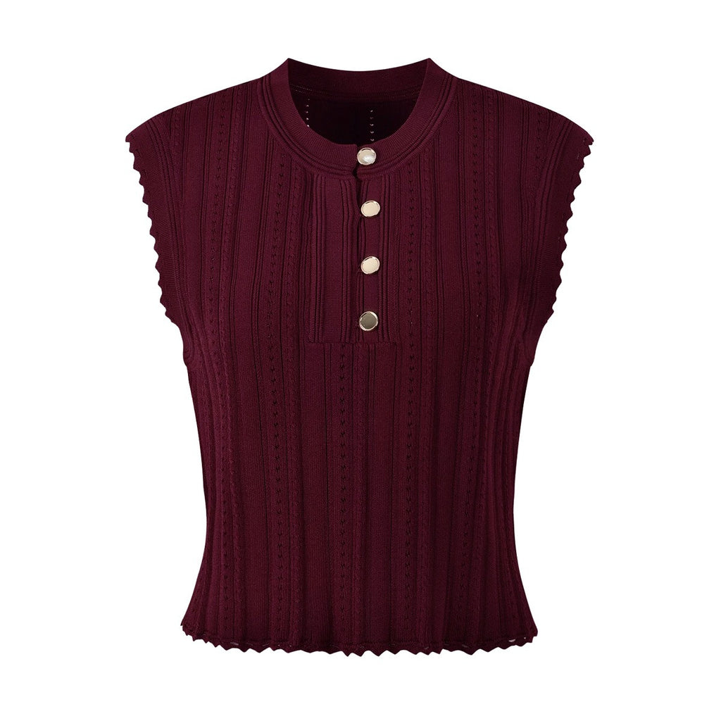 Valentina Burgundy Knit Cardigan, Top & Mini Skirt Set