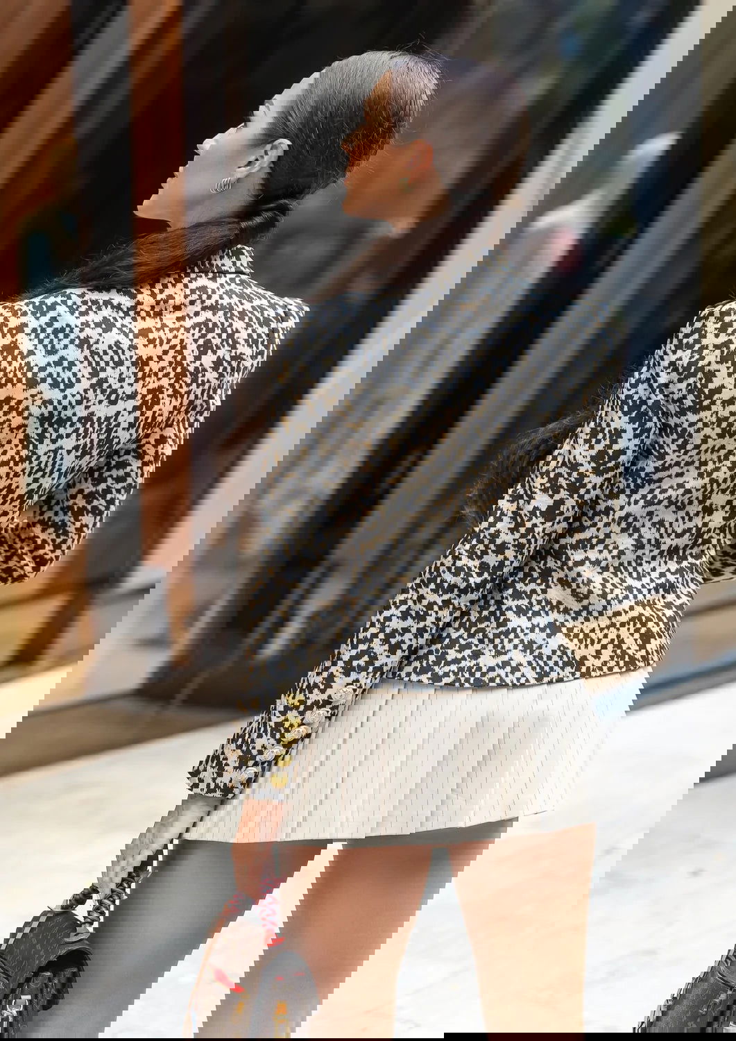 Adelina Leopard Print Blazer - ALLARA