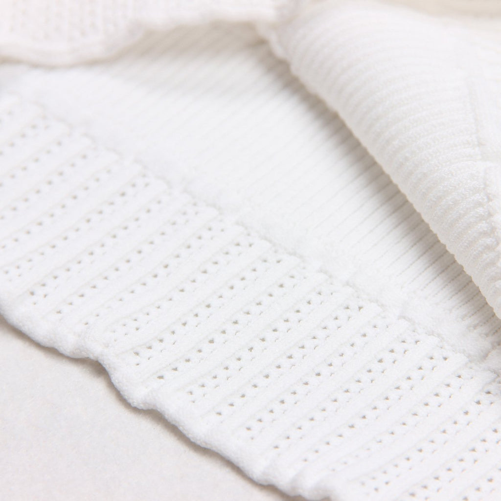 Anika Black Beaded Long Knit Dress - ALLARA