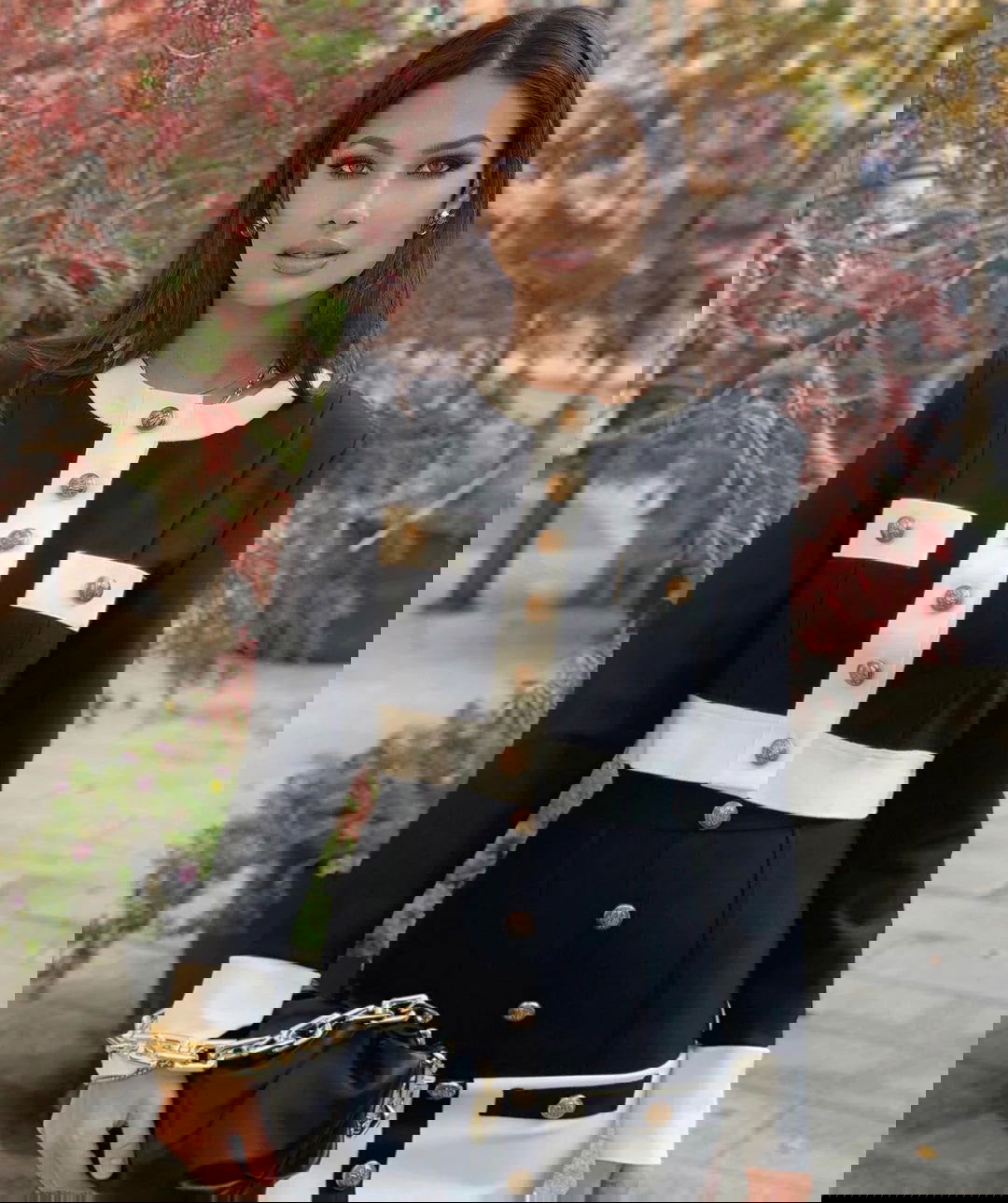 Beatrix Black Cardigan & Skirt Two Piece Set - ALLARA