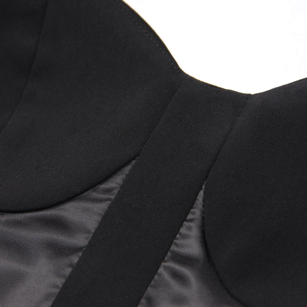 Brielle Black Tank and Skirt Two Piece Set - ALLARA