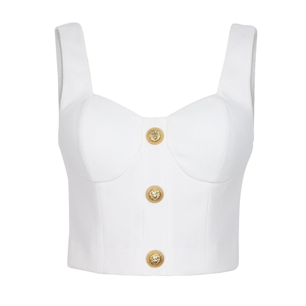 Brielle White Tank and Skirt Two Piece Set - ALLARA