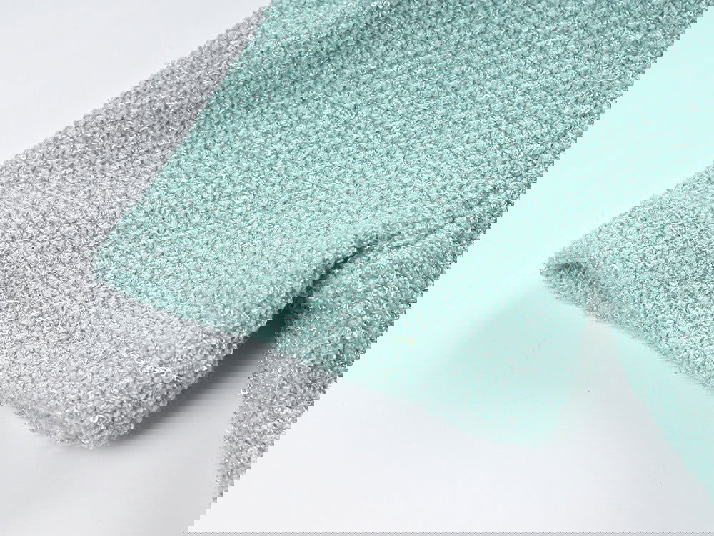 Brynn Mint Tweed Short Sleeve Dress - ALLARA