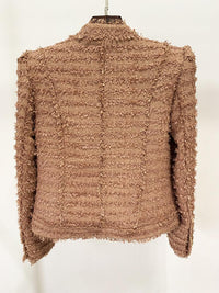 Calliope Camel Tweed Jacket - ALLARA