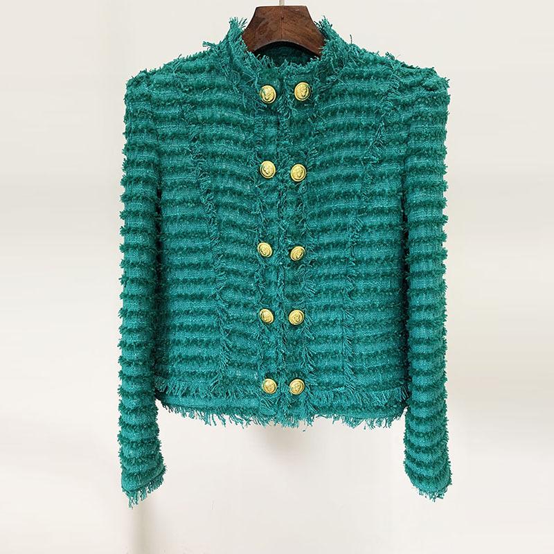 Calliope Green Tweed Jacket - ALLARA