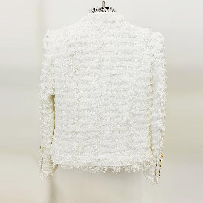 Calliope White Tweed Jacket - ALLARA