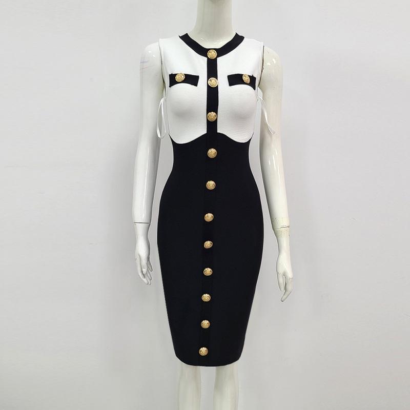 Cameron Black Bandage Dress & Cardigan Two Piece Set - ALLARA