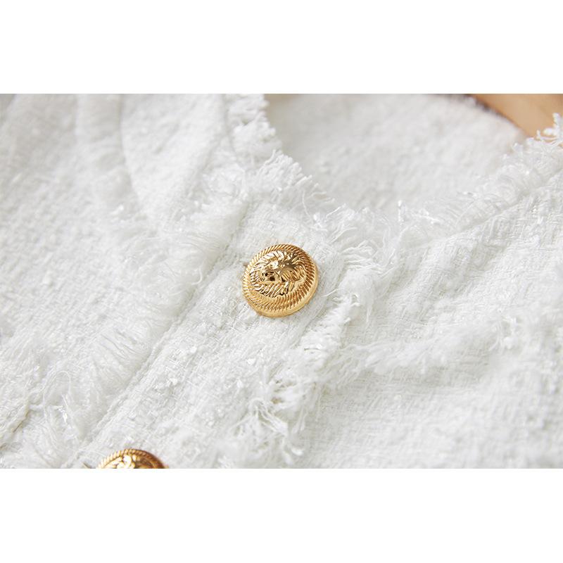 CARLA Tweed Jacket 白　サイズ2 CARLA Tweed Jacket 白 サイズ2 CARLA Tweed Jacket 白 サイズ2