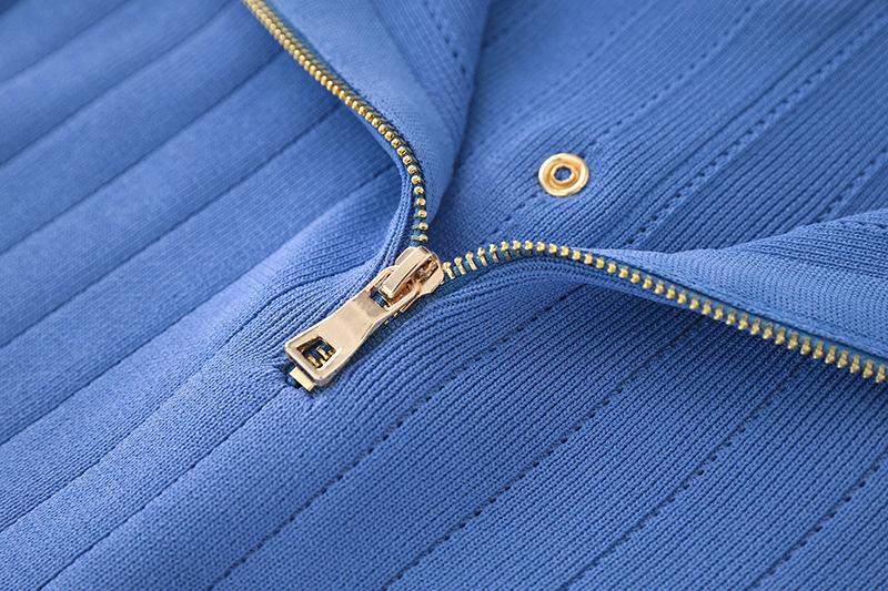 Courtney Blue Tank and Skirt Knit Two Piece Set - ALLARA