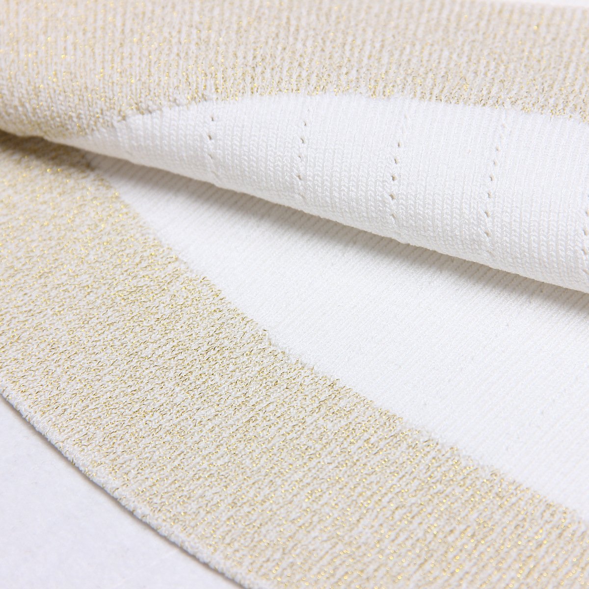 Danae White Mock Neck Top and Skirt Two Pice Set - ALLARA