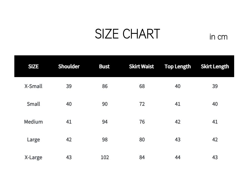 Delaney Black Rhinestone Top and Skirt Two Piece Set - ALLARA