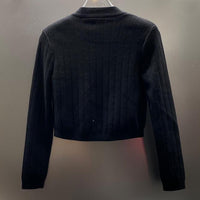 Felicity Black Knit Cardigan - ALLARA