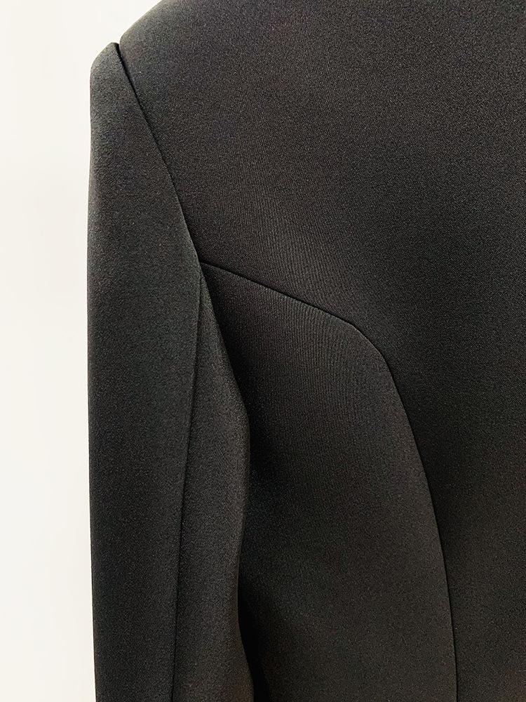 Imelda Black Oversized Blazer - ALLARA