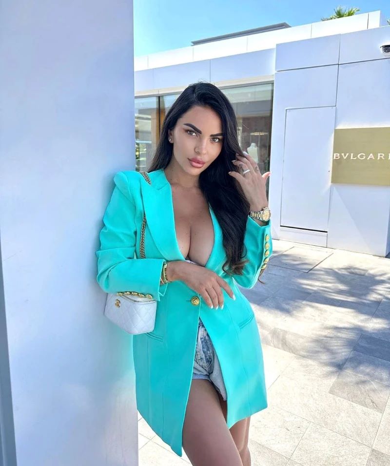 Imelda Green Oversized Blazer - ALLARA