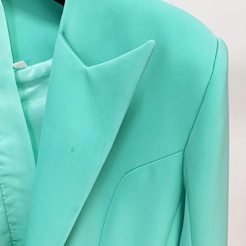 Imelda Green Oversized Blazer - ALLARA