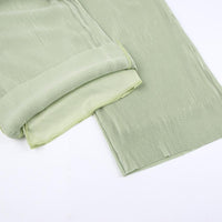 Jessie Green Blouse and Wide Leg Pant Two Piece Set - ALLARA