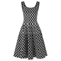 Mila Square Neck Sleeveless Ribbed Midi Dress