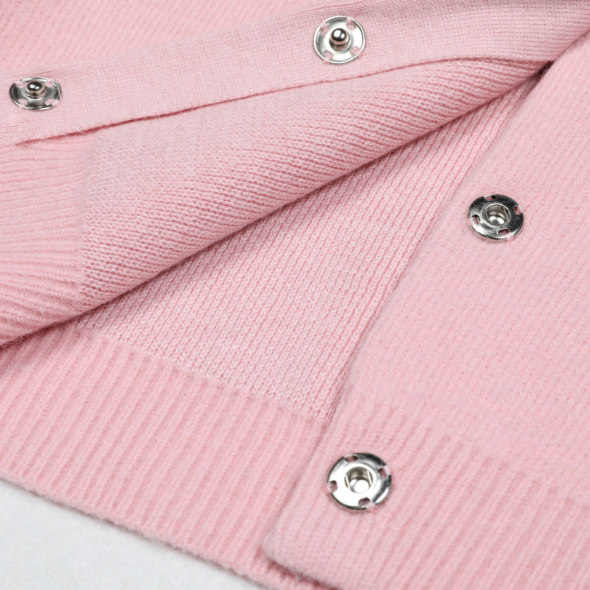 Piper Crystal Mock Neck Cardigan and Skirt Set