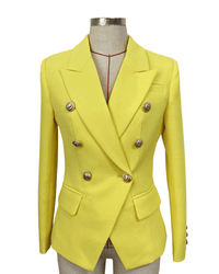 Odette Yellow Blazer - ALLARA