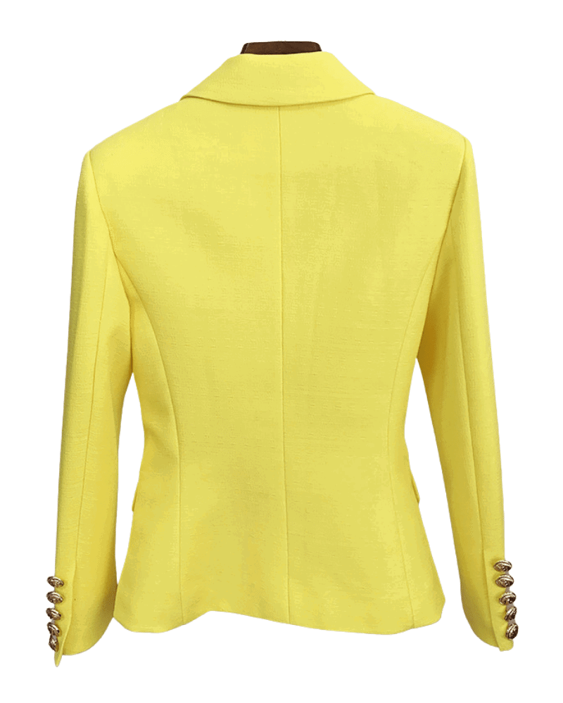 Odette Yellow Blazer - ALLARA