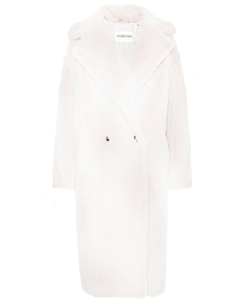 PRAGUE Ivory Faux Fur Teddy Coat - ALLARA