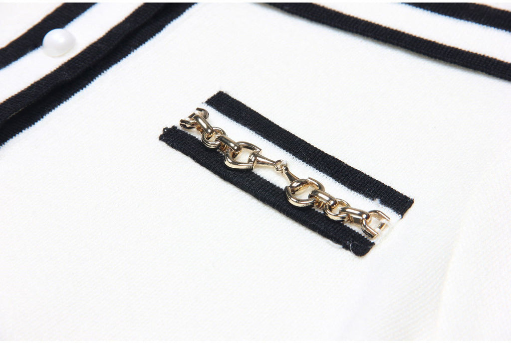 Short Sleeve Knitted Sweater Top - ALLARA