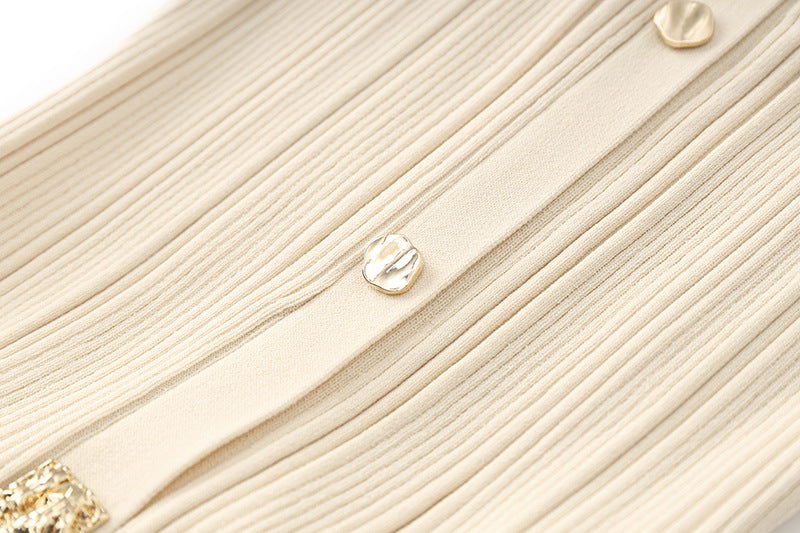 Sleeveless Ribbed Long Ankle Length Dress - ALLARA