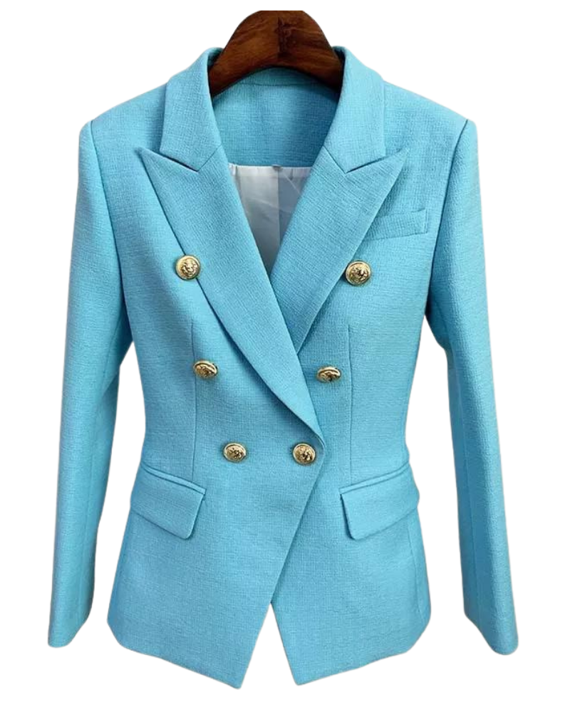 Shop the Brandy Blue Double Breasted Blazer at www.shopallara.com