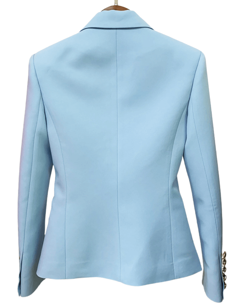 Betty Light Blue Double Breasted Blazer - Shop the Light Blue Blazer by ALLARA