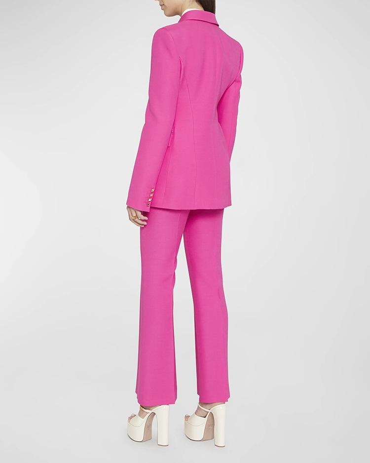 Hannah Hot Pink Blazer and Pant Two Piece Set